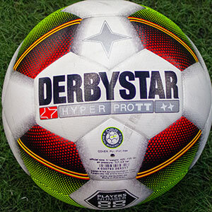 Derbystar Hyper Pro TT Fußball Trainingsball weiß grau orange 10195500179 